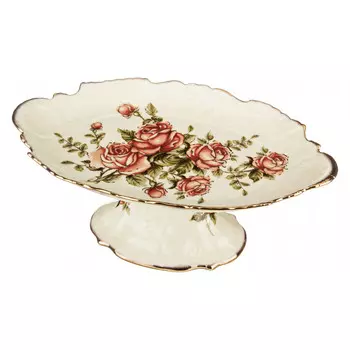 Ваза для фруктов Корейская Роза (13х21х35 см)