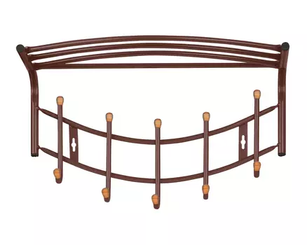 Вешалка настенная Digory (22х27х52 см)