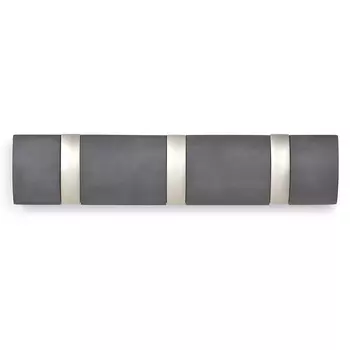 Вешалка настенная горизонтальная Flip 3 крючка (31х7х3 см)