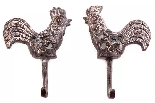 Крючок Петухи (3х15х22 см - 2 шт)