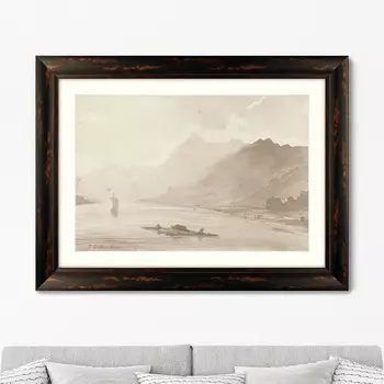 Вид на Рейн, 1842г. (61х81 см)