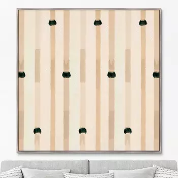 Vintage print of Japanese textile №2, 1904г. (105х105 см)