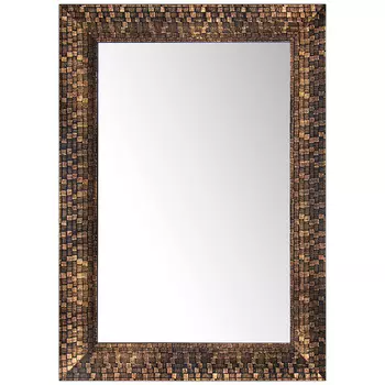 Зеркало Венге с золотом (50х70 см)