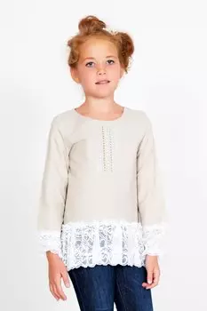 Дет. блуза "Ярослава" Кремовый р. 30