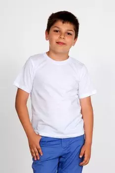 Дет. футболка арт. 18-0745 Белый р. 34