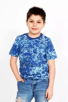 Дет. футболка "Хаки" Синий р. 26