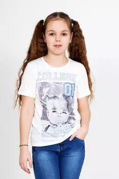 Дет. футболка "Лесси" Белый р. 32