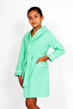 Дет. халат "Банный" Мятный р. 30