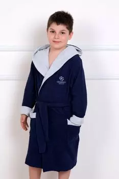 Дет. халат "Чемпион" Темно-синий р. 34