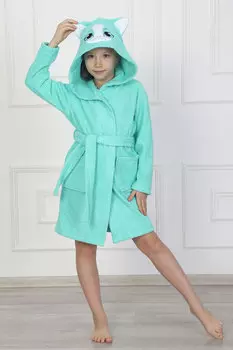 Дет. халат "Котенок Ментоловый" р. 34
