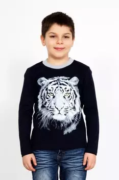 Дет. лонгслив "Тигр" Черный р. 30