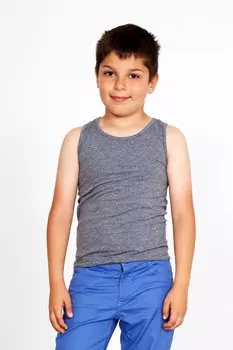 Дет. майка "арт. 18-0897 Серый" р. 32