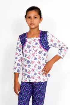 Дет. пижама "Мышка" Синий р. 32