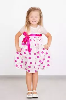 Дет. платье "Агата" Белый р. 28