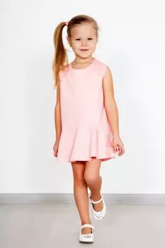 Дет. платье "Барби Персиковый" р. 30