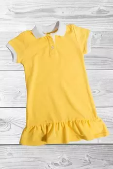 Дет. платье "Полина" Желтый р. 28