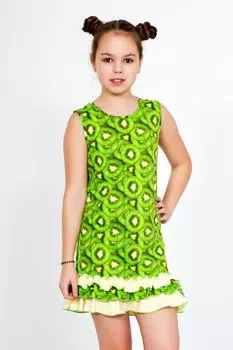 Дет. платье "Витаминка" Зеленый р. 30