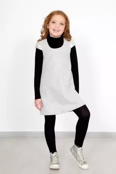 Дет. сарафан "Бажена" Серый р. 30