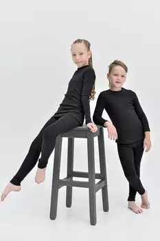 Дет. термобелье "Базовое для девочек" Черный р. 34