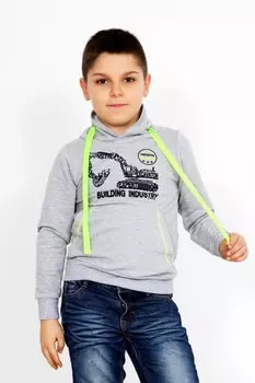 Дет. толстовка "Камиль" Серый р. 38