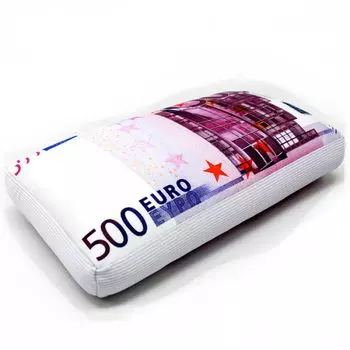 Игрушка-подушка "500 евро" р. 42х22