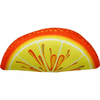 Игрушка-подушка "Долька апельсина" р. 28х13х9