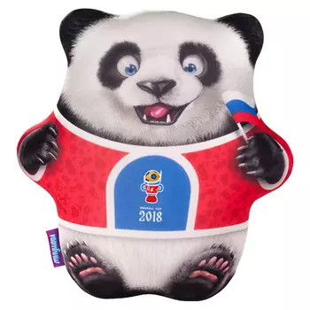 Игрушка-подушка "Панда Болельщица" р. 28х25