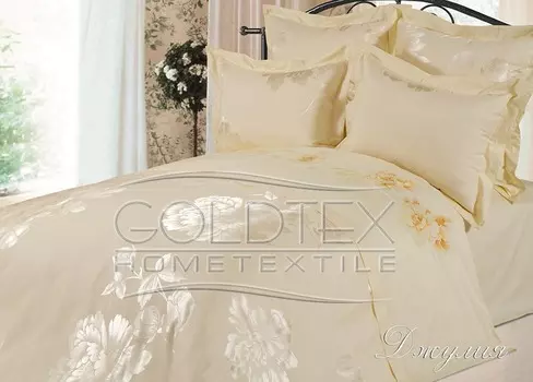 Комплект "Джулия", размер Евро с 4 наволочками