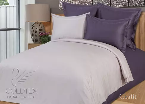 Комплект "Grafit", размер 2,0-спальный с 4 наволочками