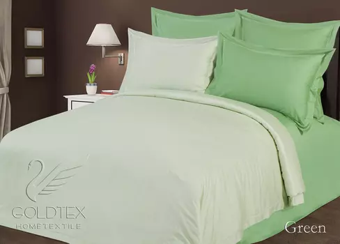 Комплект "Green", размер 2,0-спальный с 4 наволочками