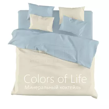 Комплект "Минеральный коктейль", размер 2,0-спальный с 4 наволочками