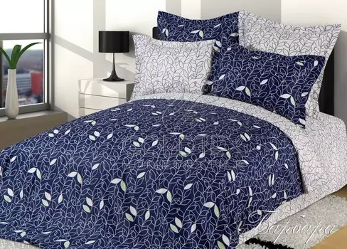 Комплект постельного белья из сатина «Барбара», размер Семейный с 4 наволочками