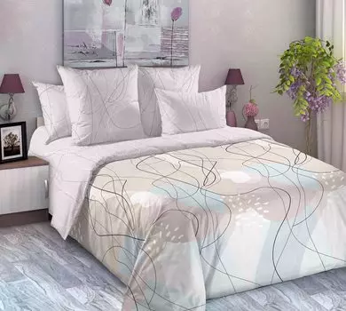 КПБ "Абстракция" Бежевый р. Евро