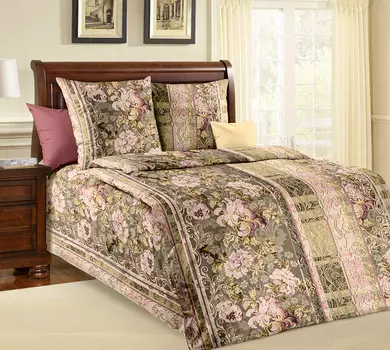 КПБ "Акцент" Зеленый, размер 1,5 сп.