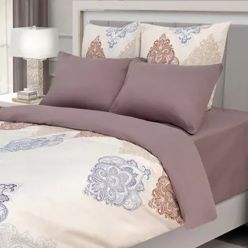 КПБ "Allusion" Кремовый р. Сем. 4 нав.