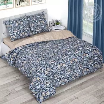 КПБ "Ар-Деко Синий" р. 2,0-сп. евро