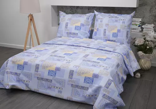 КПБ "Арабеска" Голубой р. 1,5-сп.