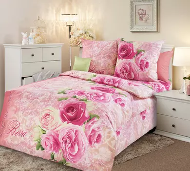 КПБ "Аромат розы", размер 1,5 сп.