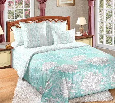 КПБ "Августа" Бирюзовый р. 2,0-сп. евро