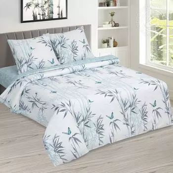 КПБ "Бамбуковая роща Белый" р. 2,0-сп. евро