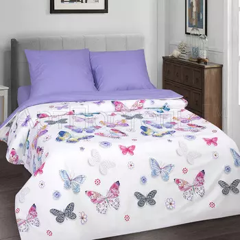 КПБ "Баттерфляй Белый" р. 1,5-сп.