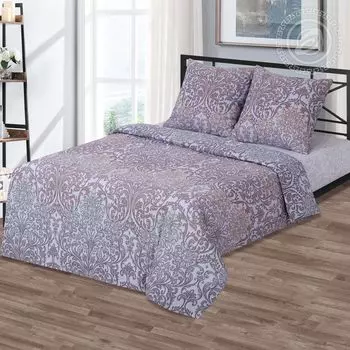 КПБ "Бенефис Голубой" р. 1,5-сп. с простыней на резинке 140х200