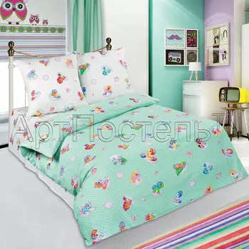 КПБ "Бусинка Зеленый" р. 1,5-сп.