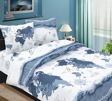 КПБ "Дискавери" Синий р. 2,0-сп.