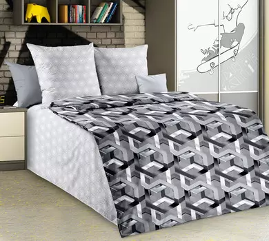 КПБ "Джереми" Серый р. 1,5-сп.