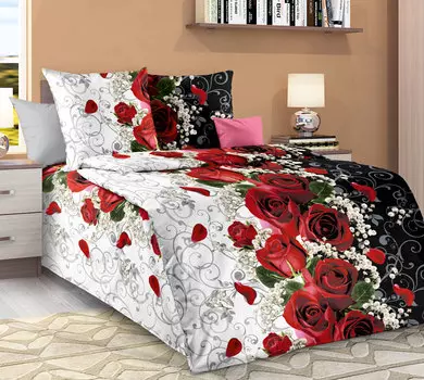 КПБ "Фламенко" Красный р. 1,5-сп.