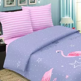 КПБ "Фламинго Сиреневый" р. 2,0-сп.