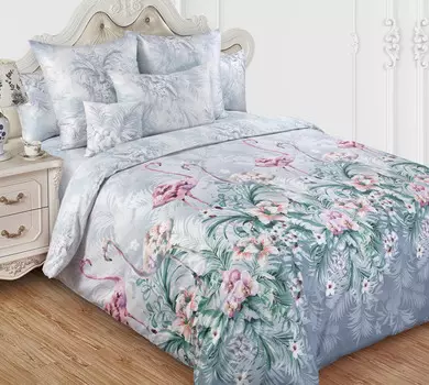 КПБ "Фламинго" Зеленый р. 2,0-сп. евро