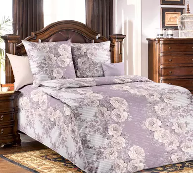 КПБ "Элегант Сиреневый" р. 1,5-сп.