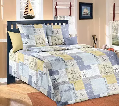 КПБ "Каравелла" Голубой р. 1,5-сп.